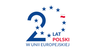 grafika z tekstem 20 lat polski w unii europejskiej
